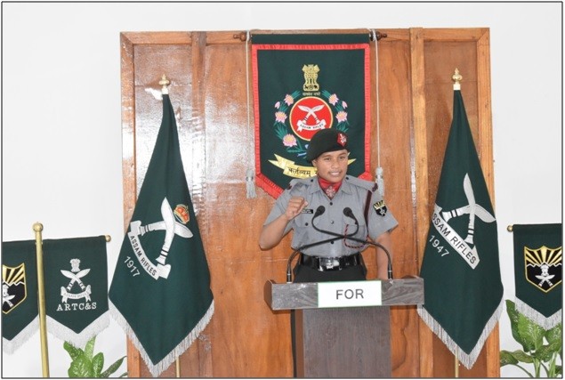 Inter CAPFs semi final debate competition on human rights was held on November 15 and 16 at CISF, KRTC, Mundali through webinar where a total of 32 CAPFs participated in each category of Hindi & English. Altogether 64 speakers debated in Hindi and English with 32 speakers each ‘For’ and ‘Against’ the motion. North East Zone (Assam Rifles Team) secured the 2nd Position both in English and Hindi language debate category. Brigadier Suresh Kumar Sheoran, YSM, SM, Commandant, ARTC & S appreciated the efforts put in by the participants and conveyed good wishes for final round of debate competition to be held in the last week of November 2022 at CISF, KRTC, Mundali through Webinar.